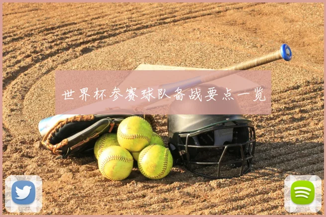 世界杯参赛球队备战要点一览